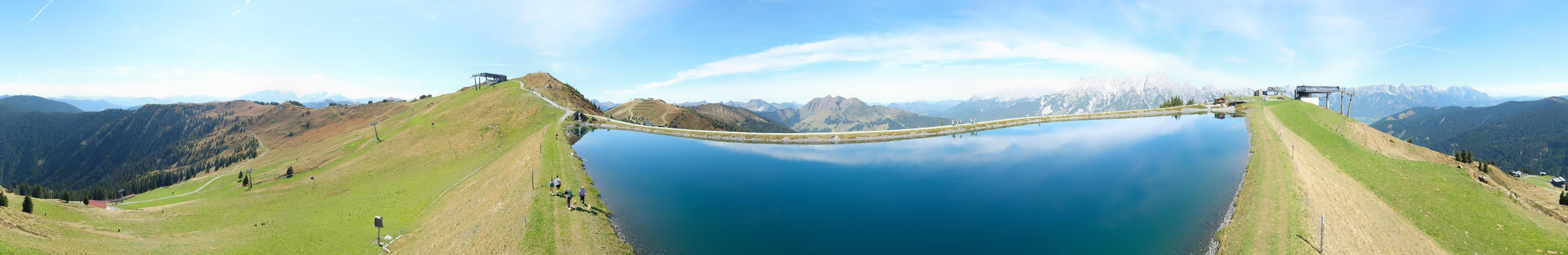 Archiv Foto Webcam Leogang: Ausblick vom Großen Asitz