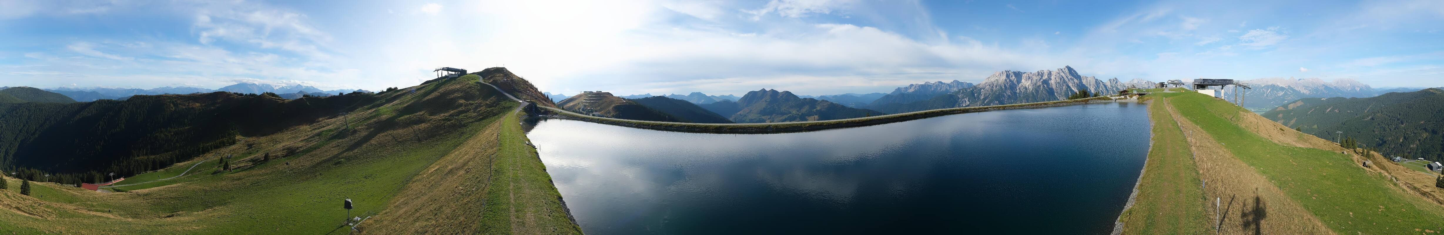 Archiv Foto Webcam Leogang: Ausblick vom Großen Asitz