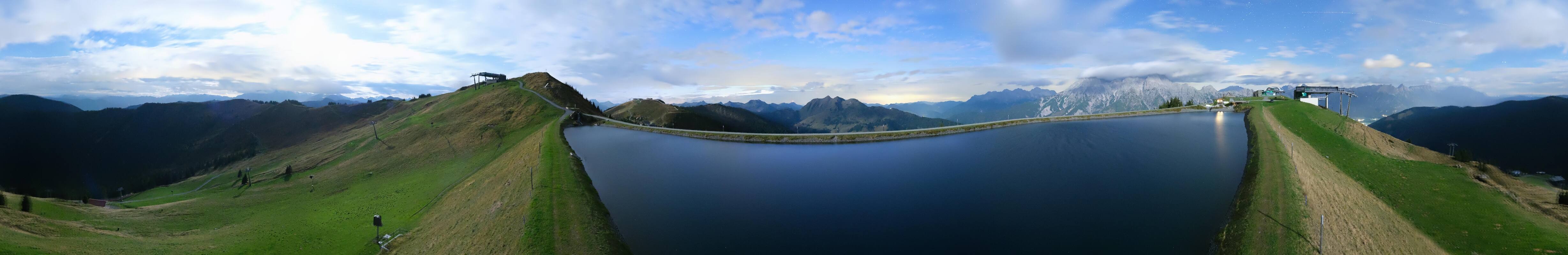 Archiv Foto Webcam Leogang: Ausblick vom Großen Asitz