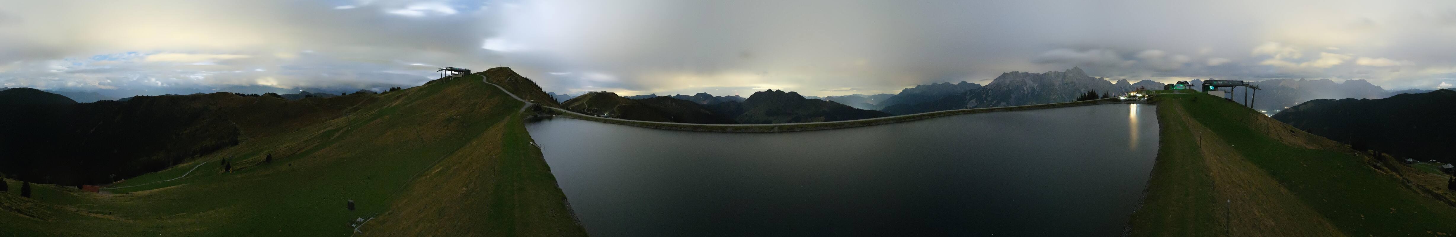 Archiv Foto Webcam Leogang: Ausblick vom Großen Asitz