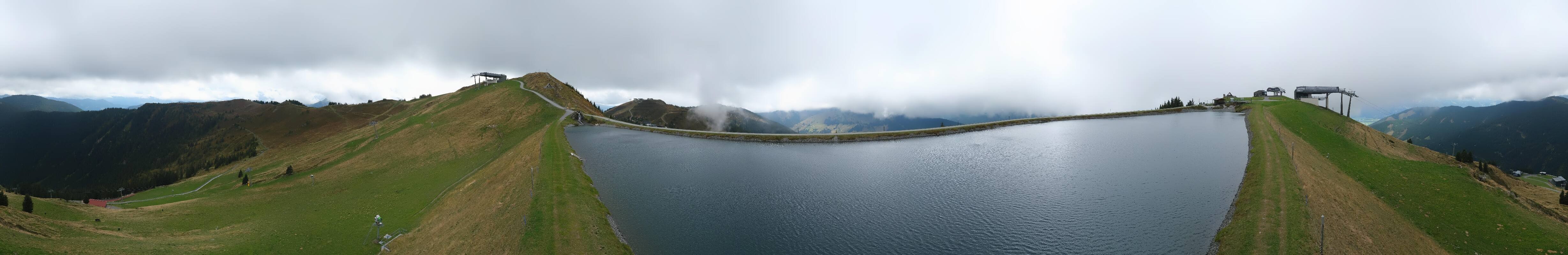 Archiv Foto Webcam Leogang: Ausblick vom Großen Asitz