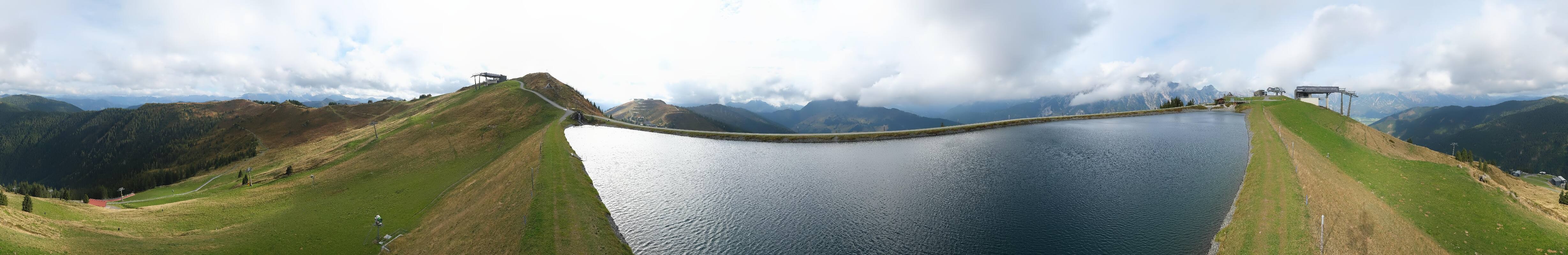Archiv Foto Webcam Leogang: Ausblick vom Großen Asitz