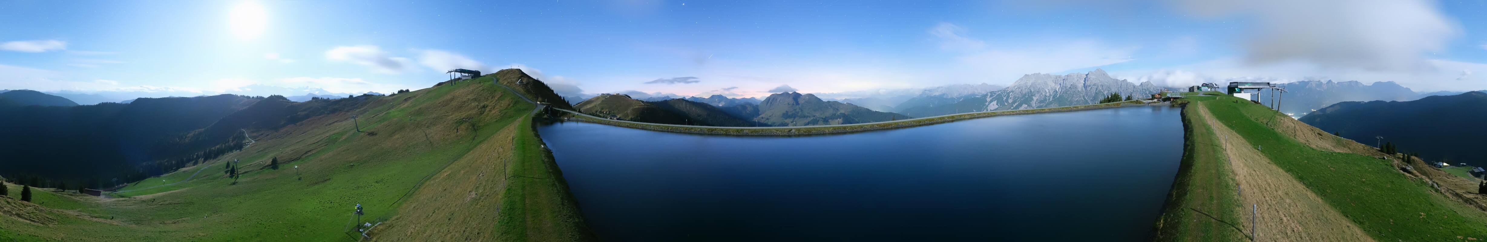 Archiv Foto Webcam Leogang: Ausblick vom Großen Asitz