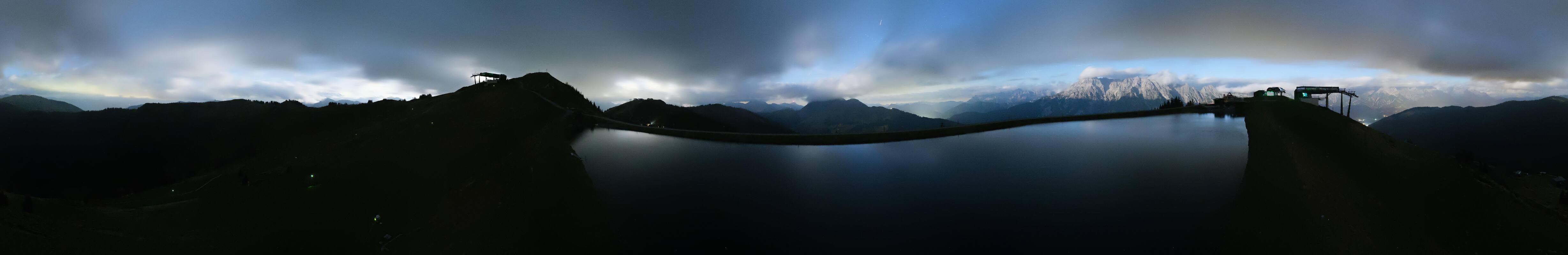 Archiv Foto Webcam Leogang: Ausblick vom Großen Asitz