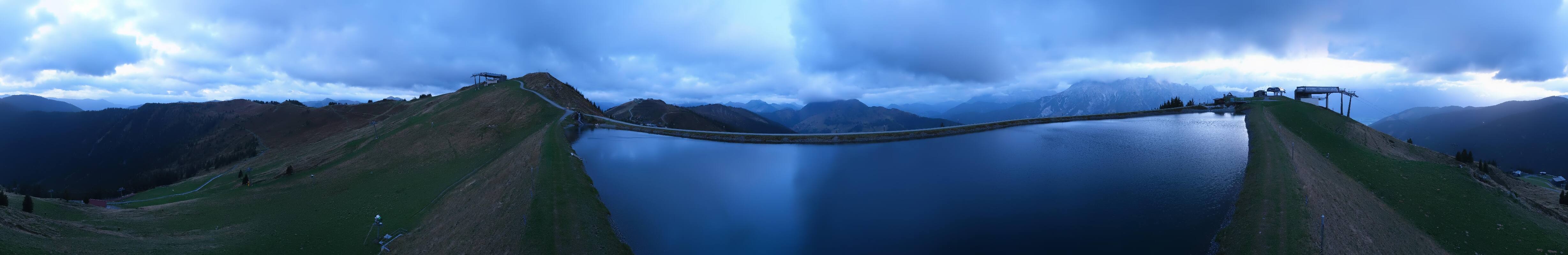 Archiv Foto Webcam Leogang: Ausblick vom Großen Asitz