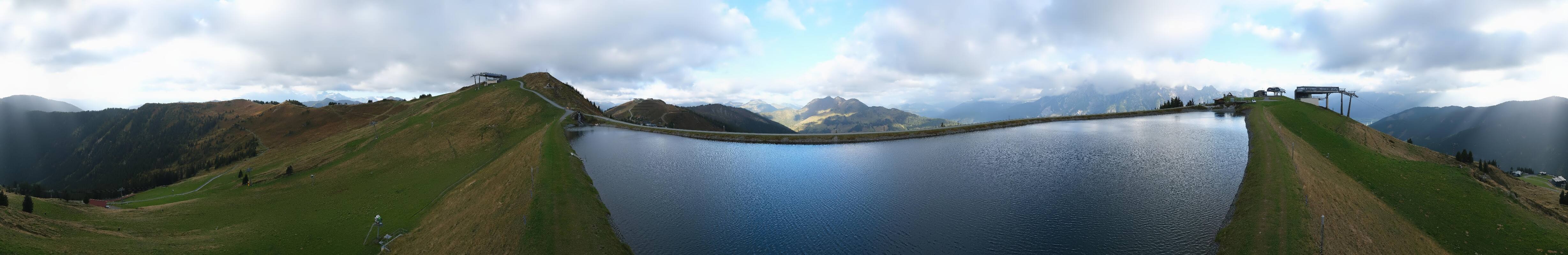 Archiv Foto Webcam Leogang: Ausblick vom Großen Asitz