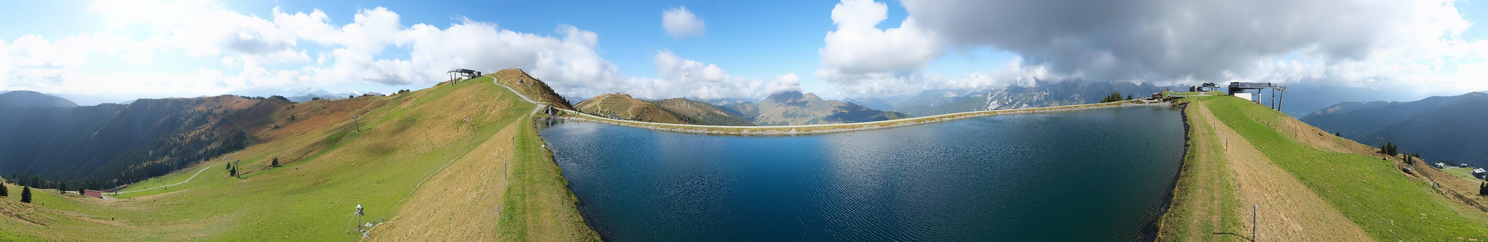 Archiv Foto Webcam Leogang: Ausblick vom Großen Asitz