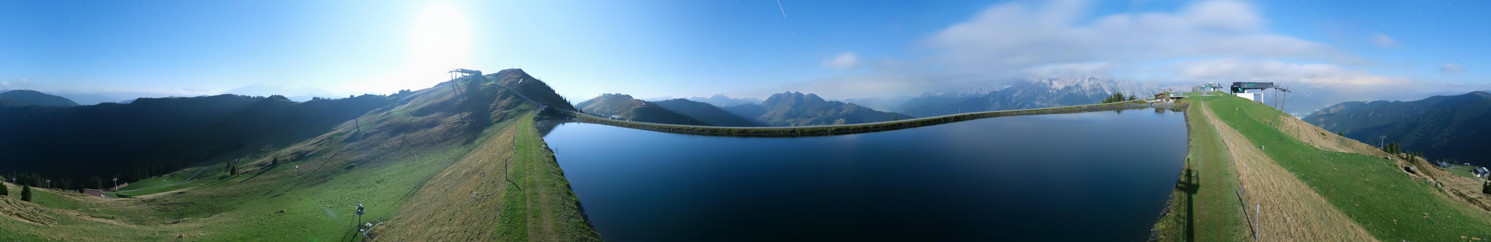 Archiv Foto Webcam Leogang: Ausblick vom Großen Asitz