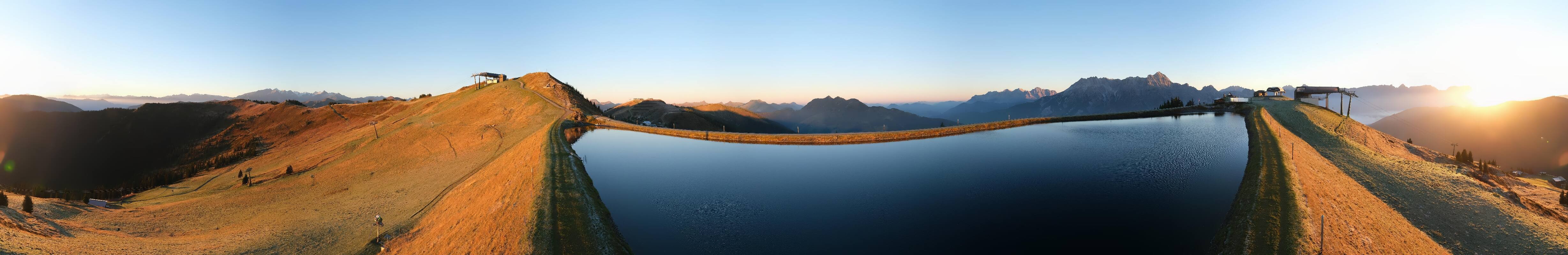 Archiv Foto Webcam Leogang: Ausblick vom Großen Asitz