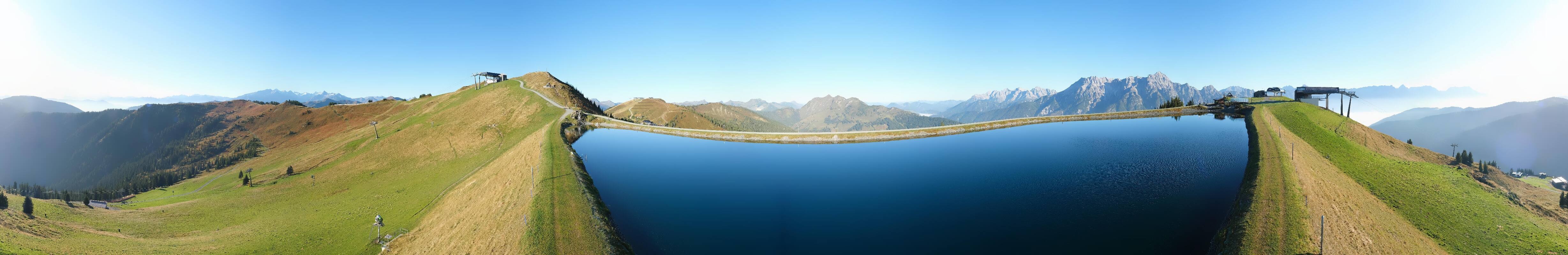 Archiv Foto Webcam Leogang: Ausblick vom Großen Asitz