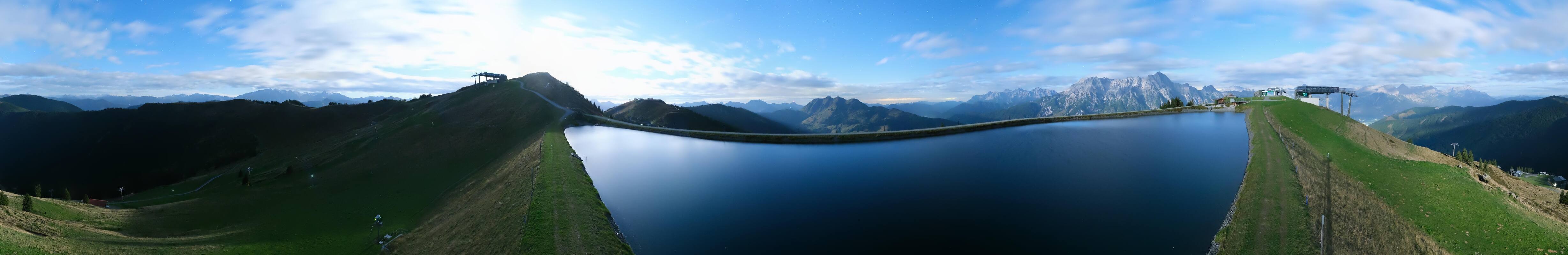Archived image Webcam Leogang - View from Großer Asitz