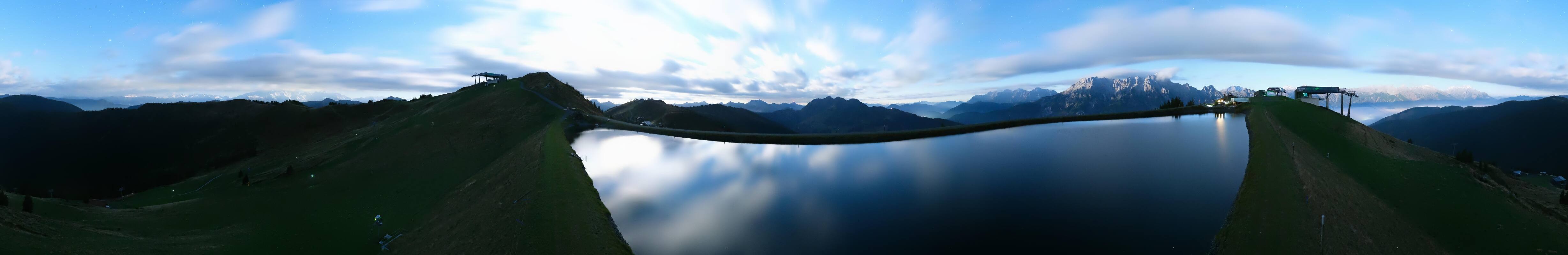 Archiv Foto Webcam Leogang: Ausblick vom Großen Asitz