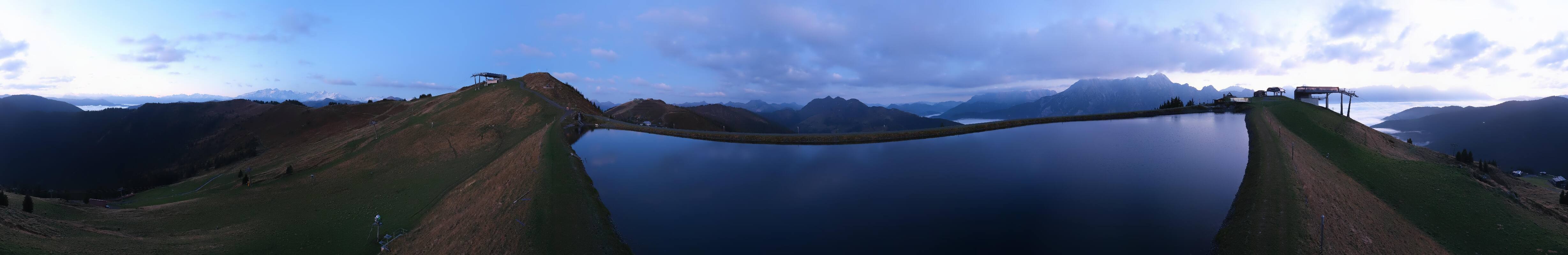 Archiv Foto Webcam Leogang: Ausblick vom Großen Asitz