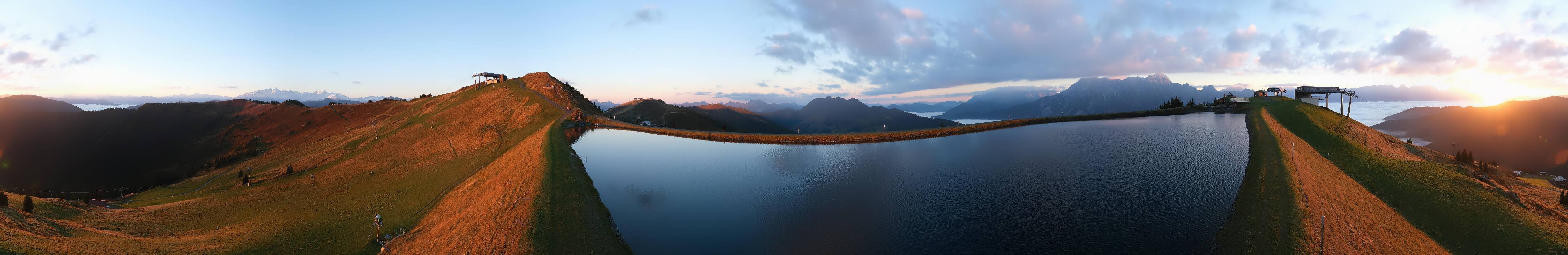 Archiv Foto Webcam Leogang: Ausblick vom Großen Asitz