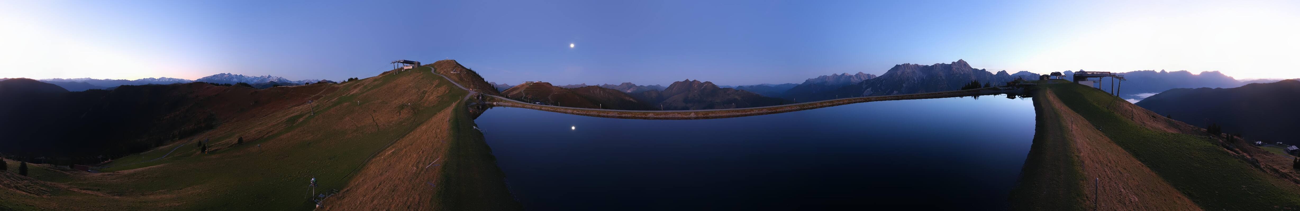 Archiv Foto Webcam Leogang: Ausblick vom Großen Asitz
