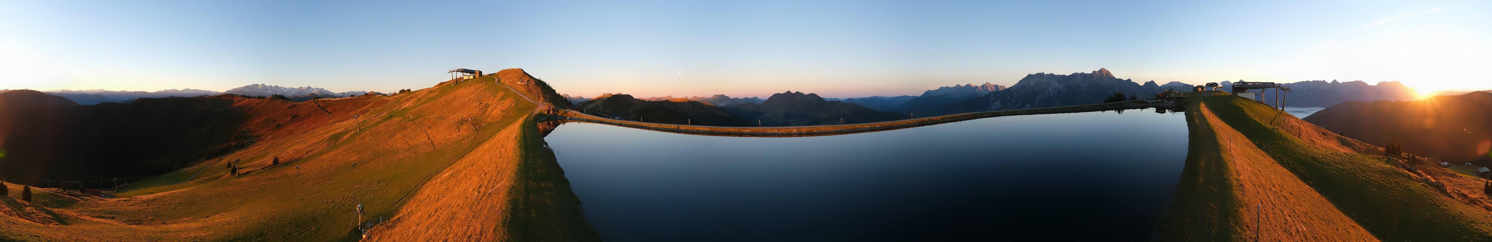 Archiv Foto Webcam Leogang: Ausblick vom Großen Asitz