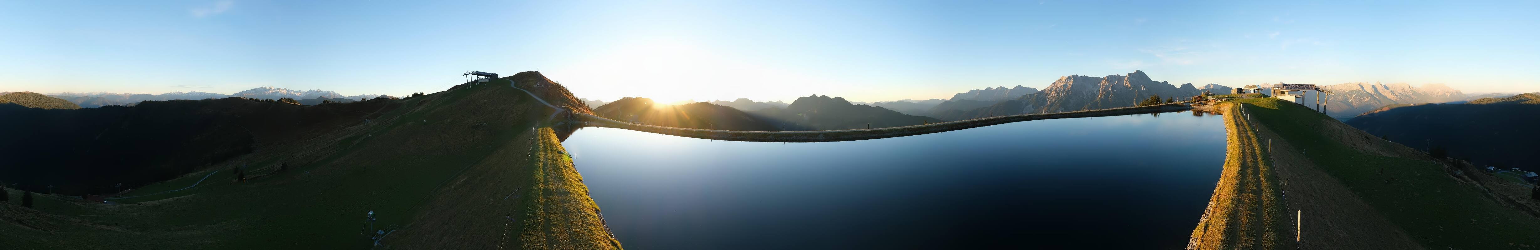 Archiv Foto Webcam Leogang: Ausblick vom Großen Asitz