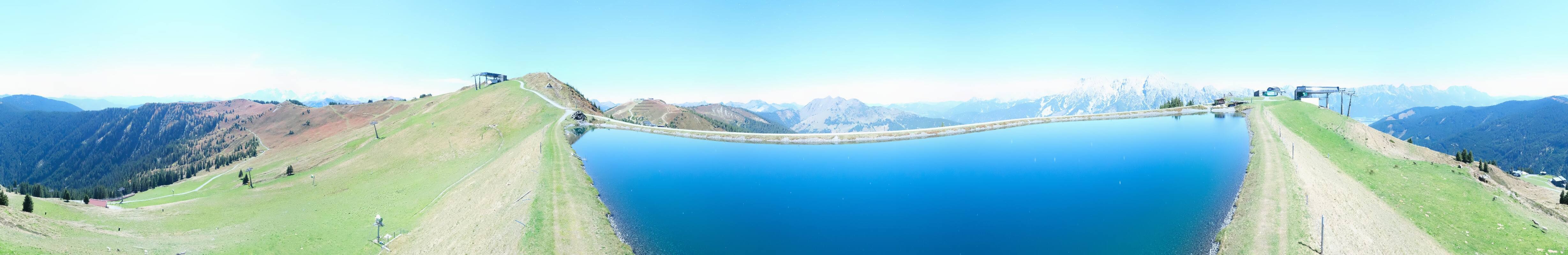 Archiv Foto Webcam Leogang: Ausblick vom Großen Asitz