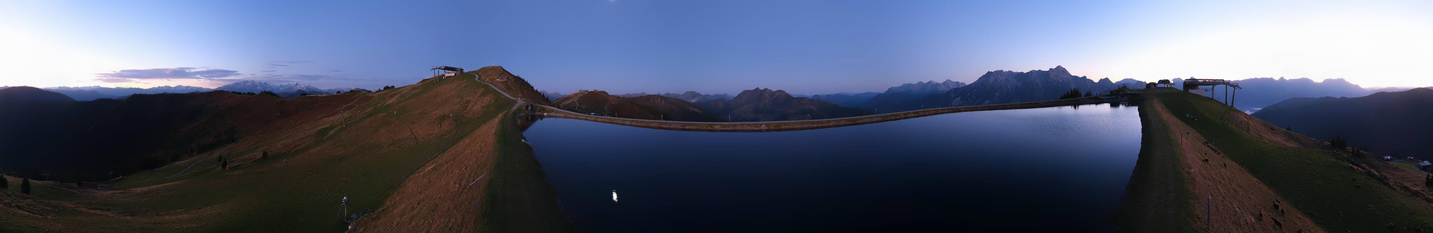 Archiv Foto Webcam Leogang: Ausblick vom Großen Asitz