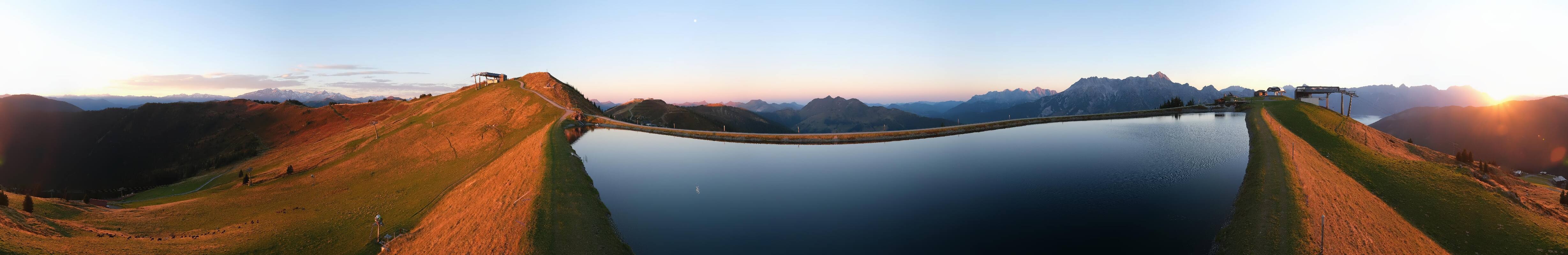 Archiv Foto Webcam Leogang: Ausblick vom Großen Asitz