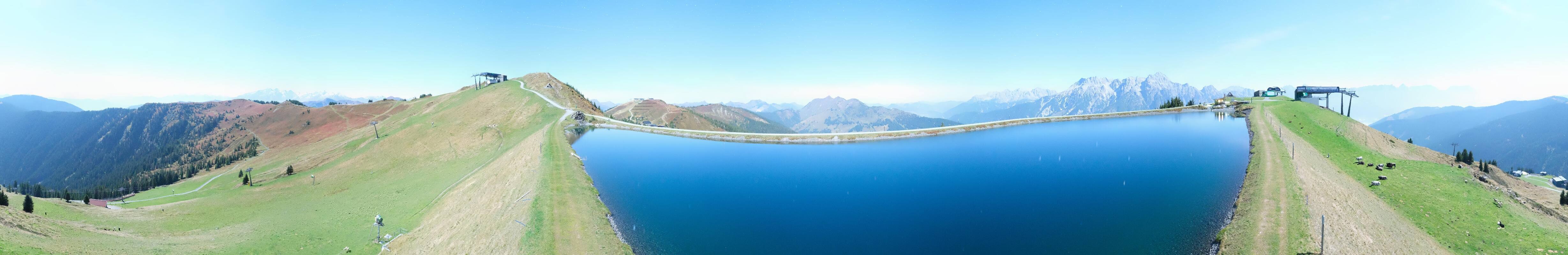 Archived image Webcam Leogang - View from Großer Asitz