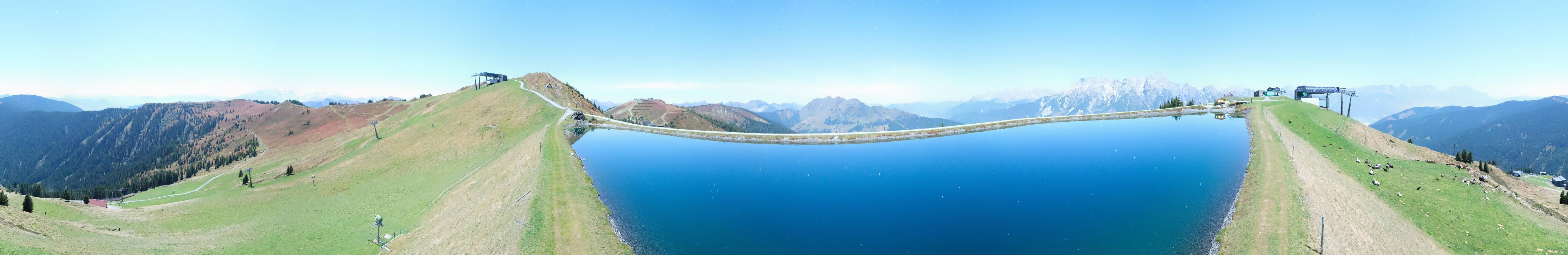 Archived image Webcam Leogang - View from Großer Asitz