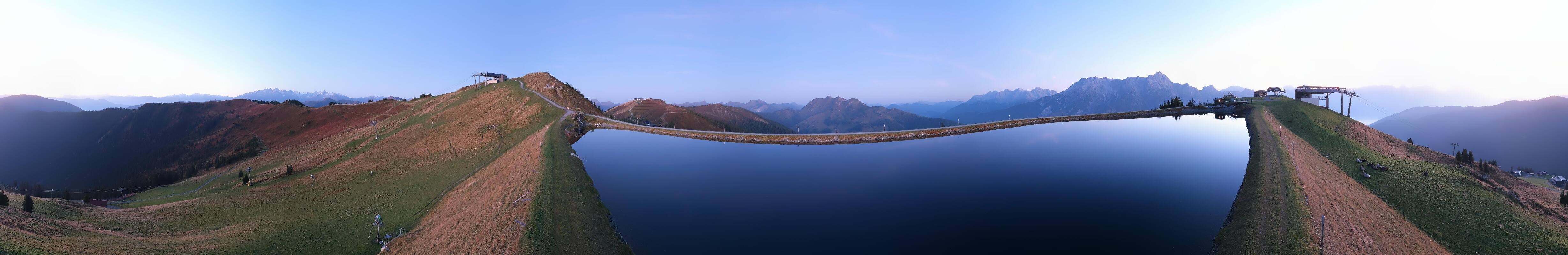 Archived image Webcam Leogang - View from Großer Asitz