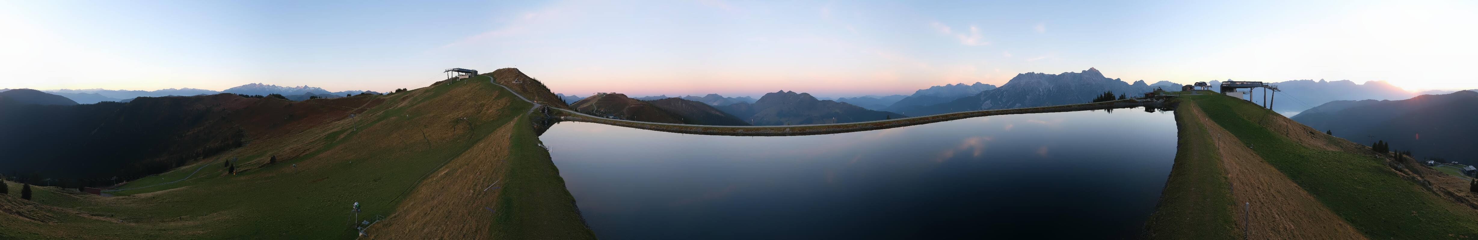 Archived image Webcam Leogang - View from Großer Asitz