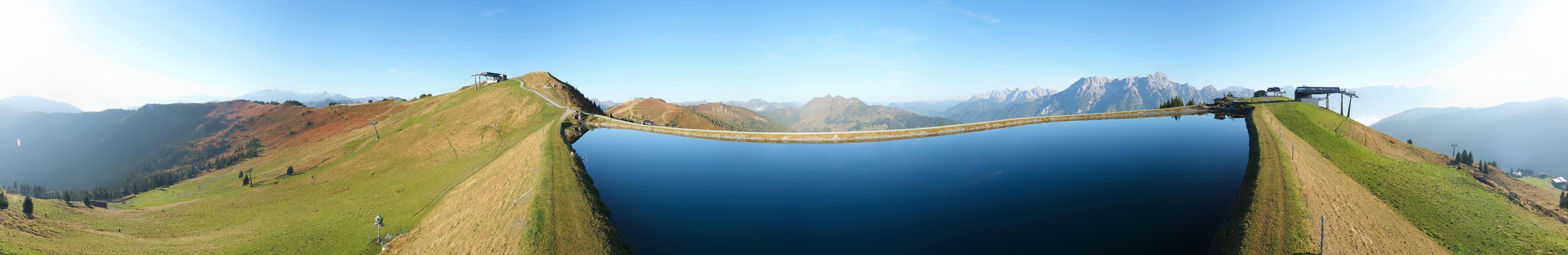 Archived image Webcam Leogang - View from Großer Asitz
