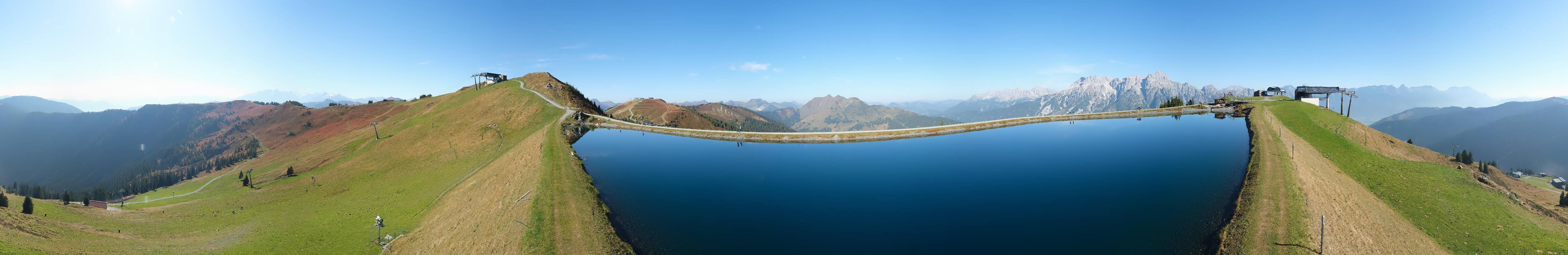 Archived image Webcam Leogang - View from Großer Asitz