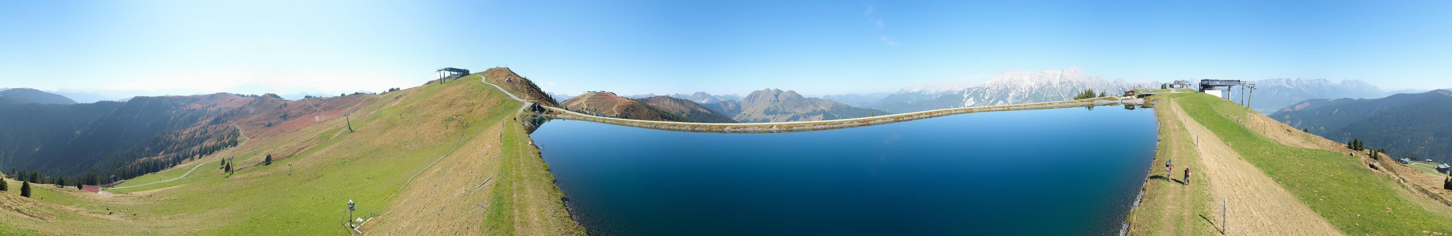 Archived image Webcam Leogang - View from Großer Asitz