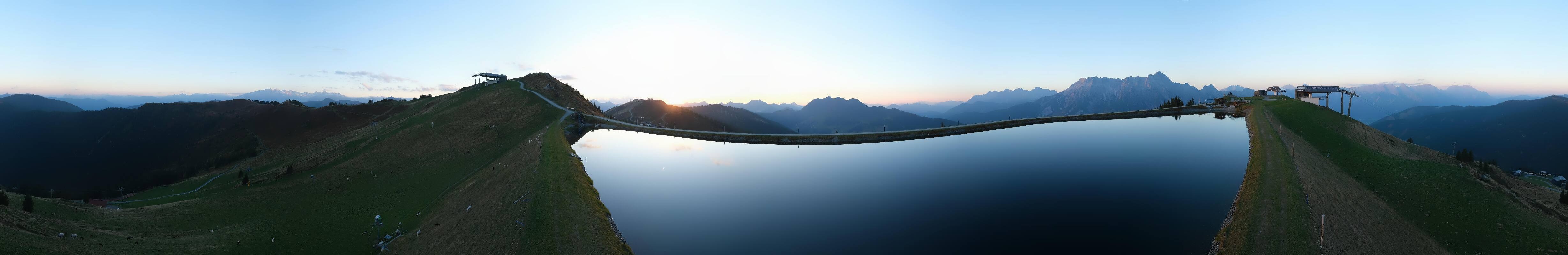 Archived image Webcam Leogang - View from Großer Asitz