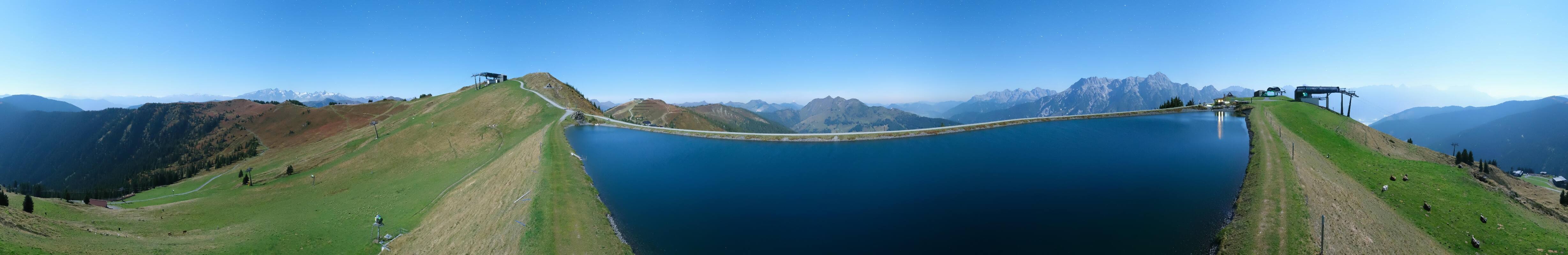 Archiv Foto Webcam Leogang: Ausblick vom Großen Asitz