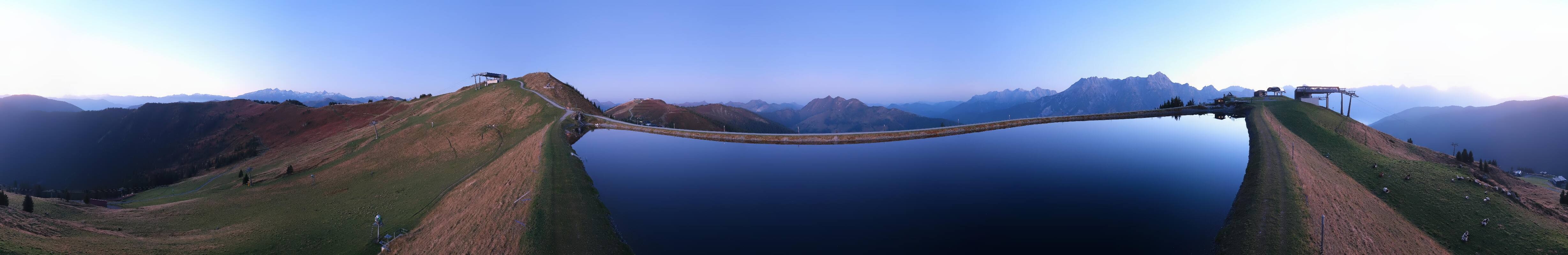 Archiv Foto Webcam Leogang: Ausblick vom Großen Asitz