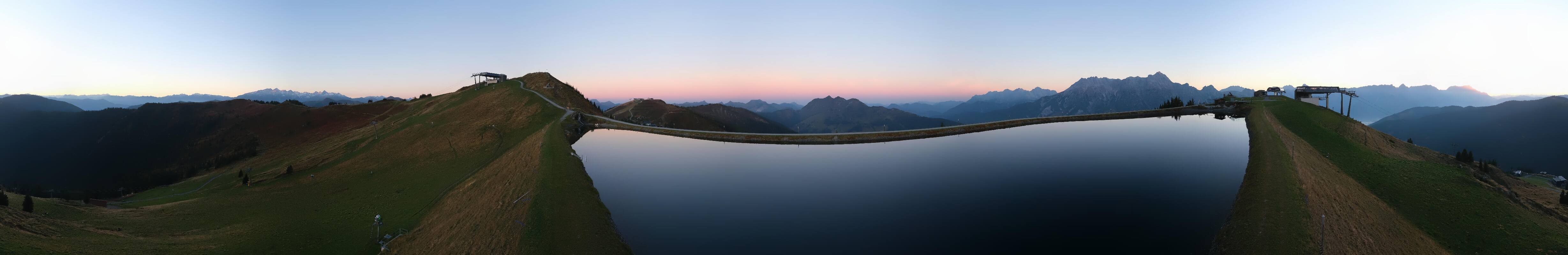 Archiv Foto Webcam Leogang: Ausblick vom Großen Asitz