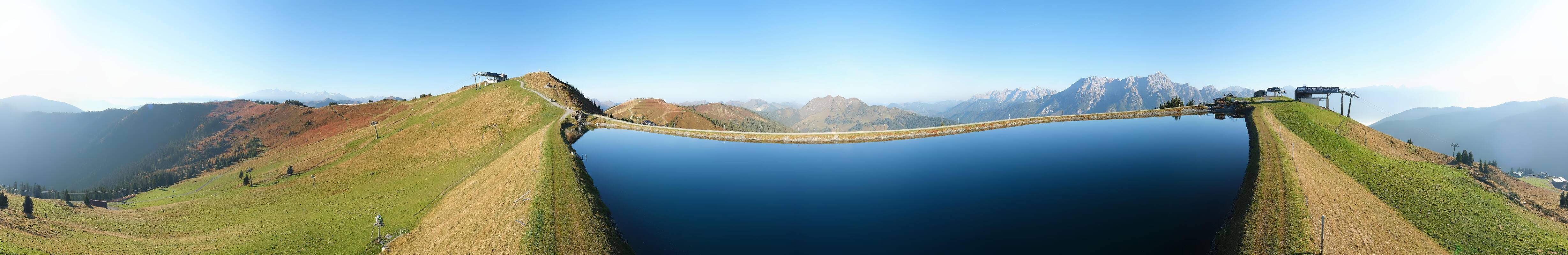 Archiv Foto Webcam Leogang: Ausblick vom Großen Asitz