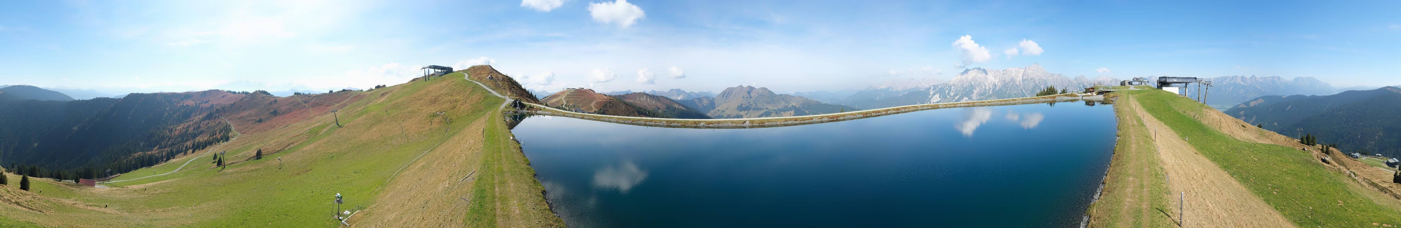 Archiv Foto Webcam Leogang: Ausblick vom Großen Asitz