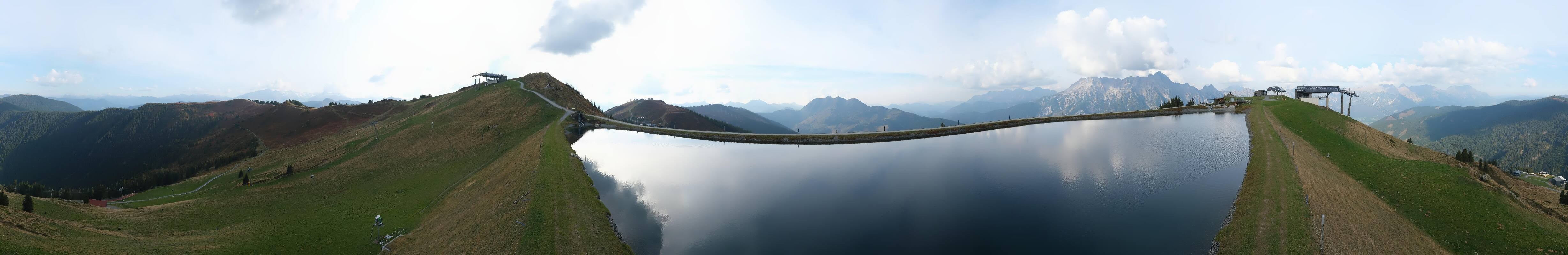 Archiv Foto Webcam Leogang: Ausblick vom Großen Asitz