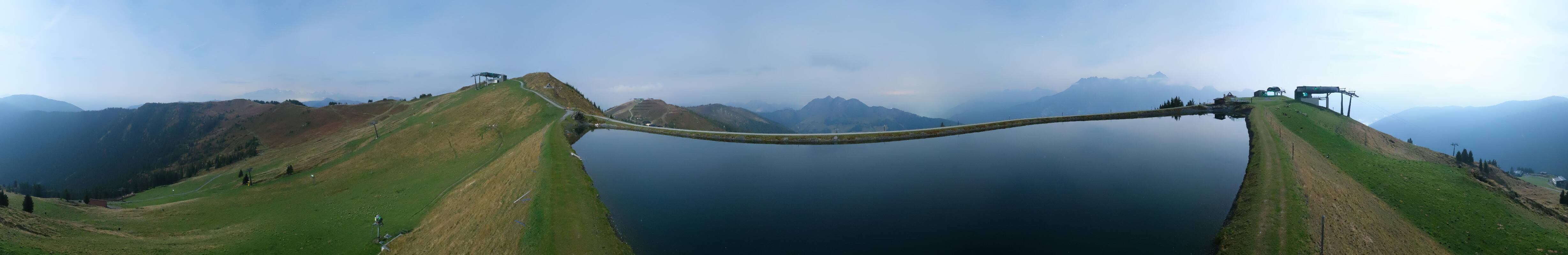 Archiv Foto Webcam Leogang: Ausblick vom Großen Asitz
