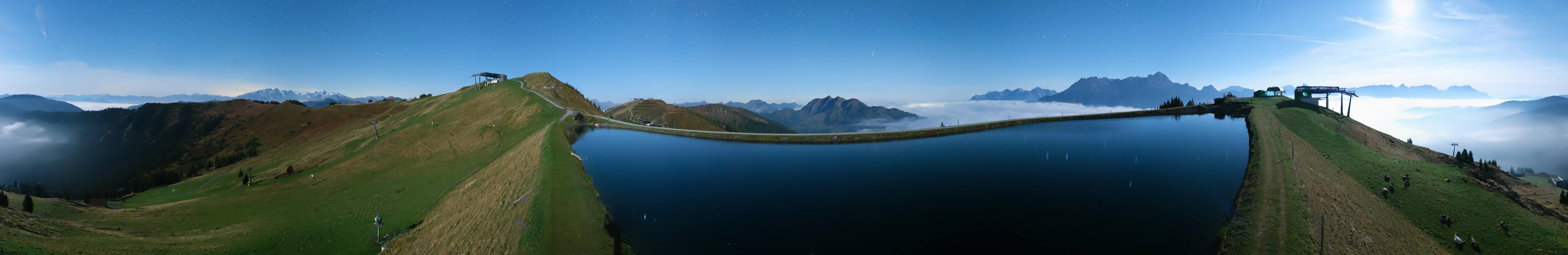 Archiv Foto Webcam Leogang: Ausblick vom Großen Asitz