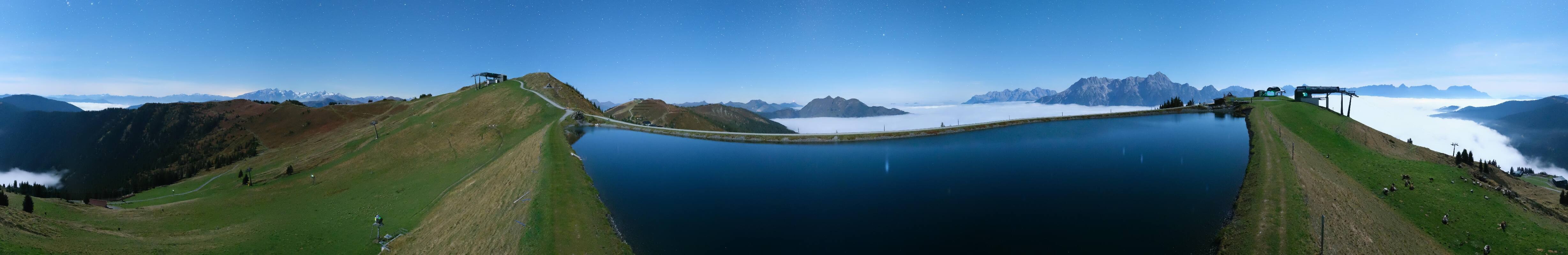 Archiv Foto Webcam Leogang: Ausblick vom Großen Asitz