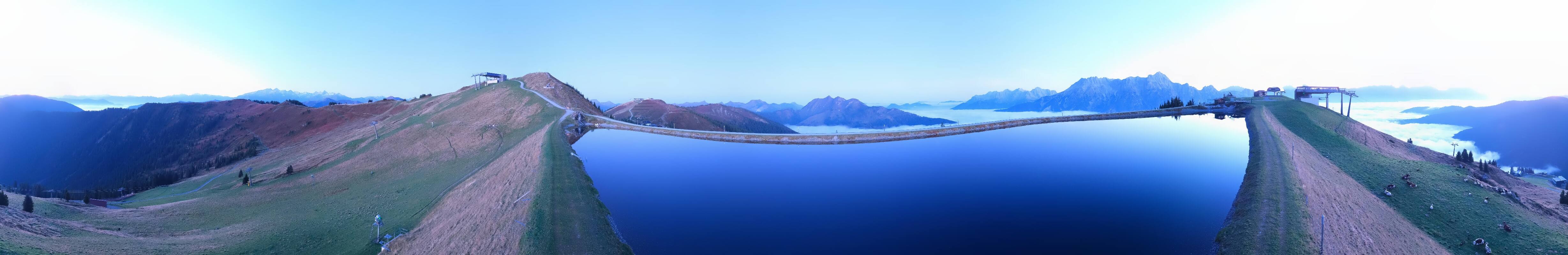 Archiv Foto Webcam Leogang: Ausblick vom Großen Asitz