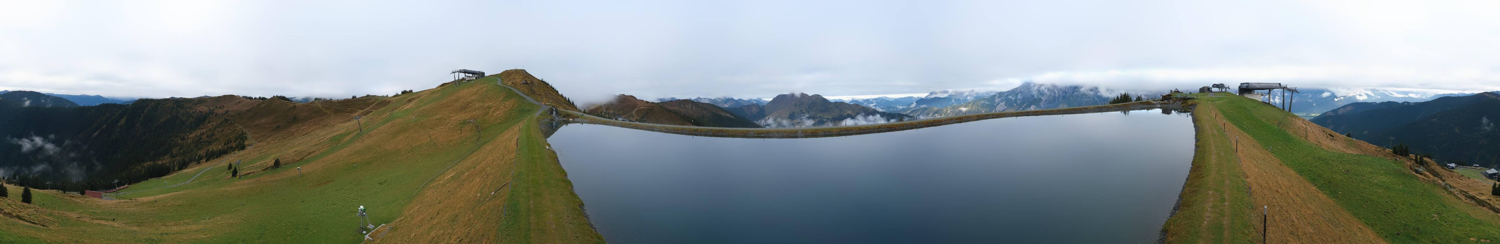 Archived image Webcam Leogang - View from Großer Asitz