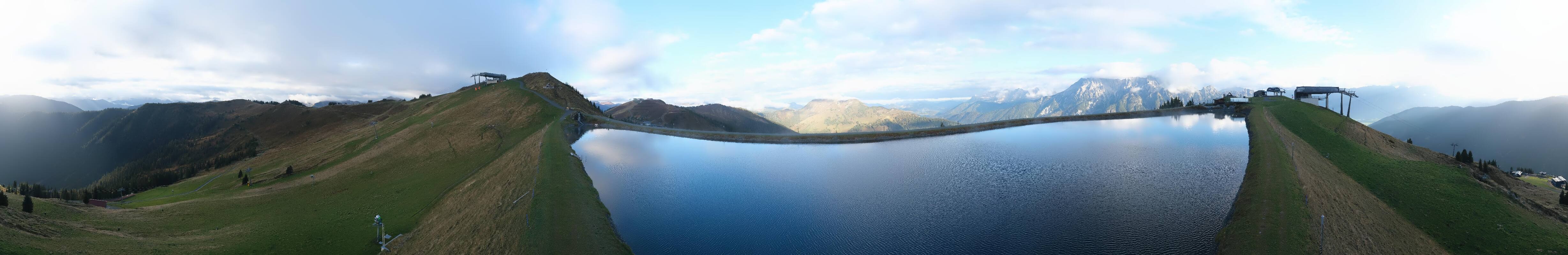 Archiv Foto Webcam Leogang: Ausblick vom Großen Asitz