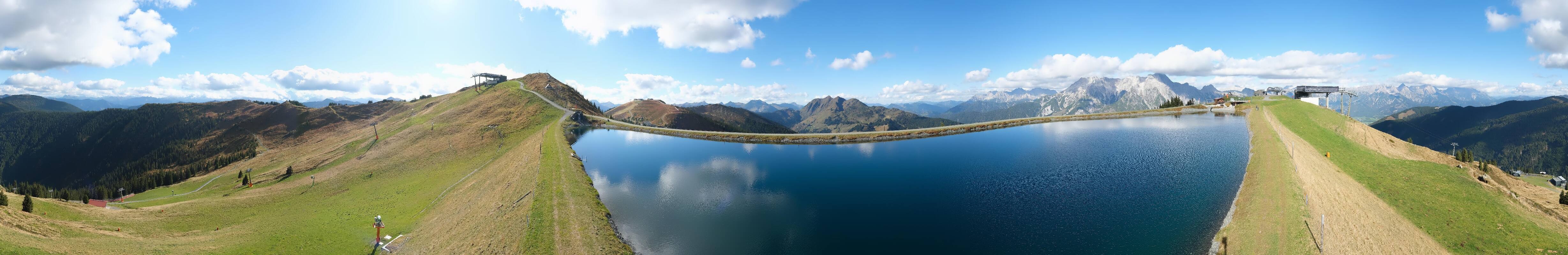 Archiv Foto Webcam Leogang: Ausblick vom Großen Asitz
