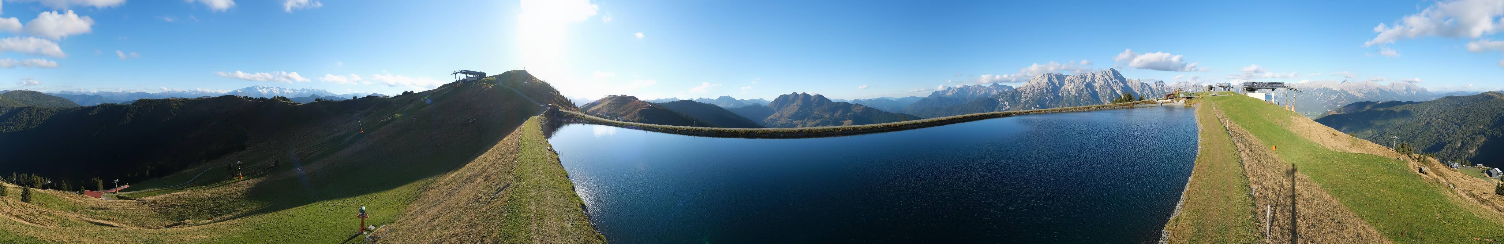 Archiv Foto Webcam Leogang: Ausblick vom Großen Asitz