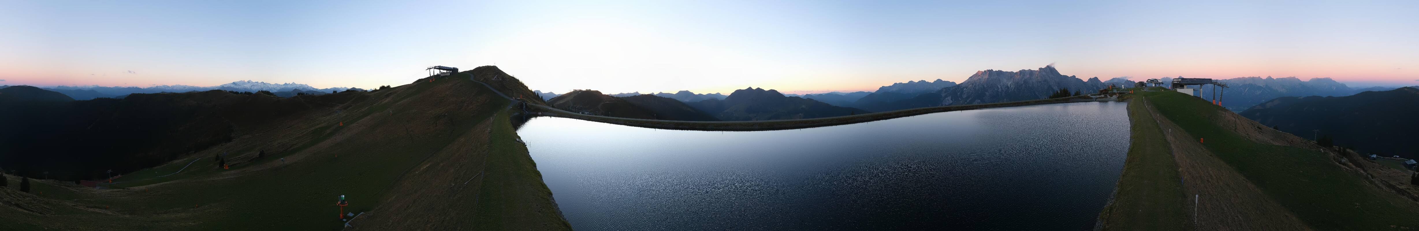 Archiv Foto Webcam Leogang: Ausblick vom Großen Asitz