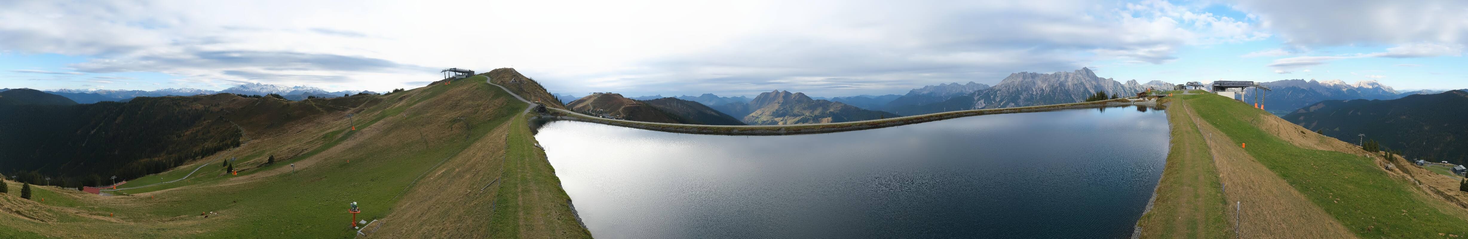 Archiv Foto Webcam Leogang: Ausblick vom Großen Asitz
