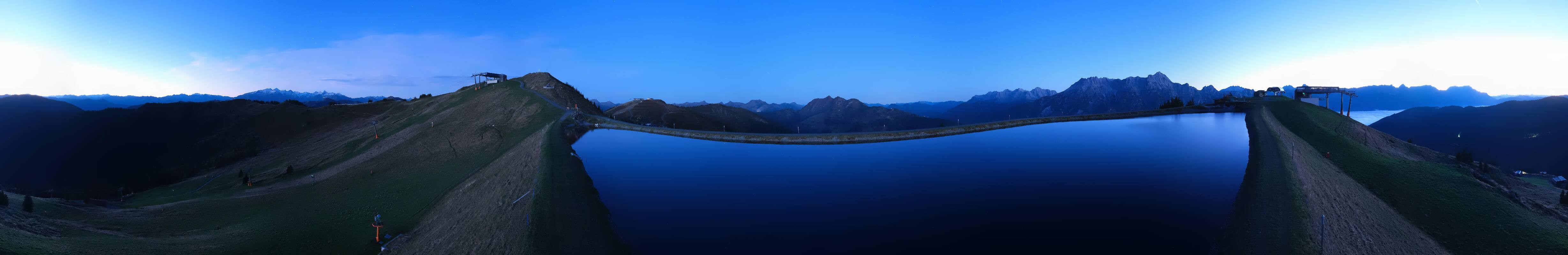 Archiv Foto Webcam Leogang: Ausblick vom Großen Asitz
