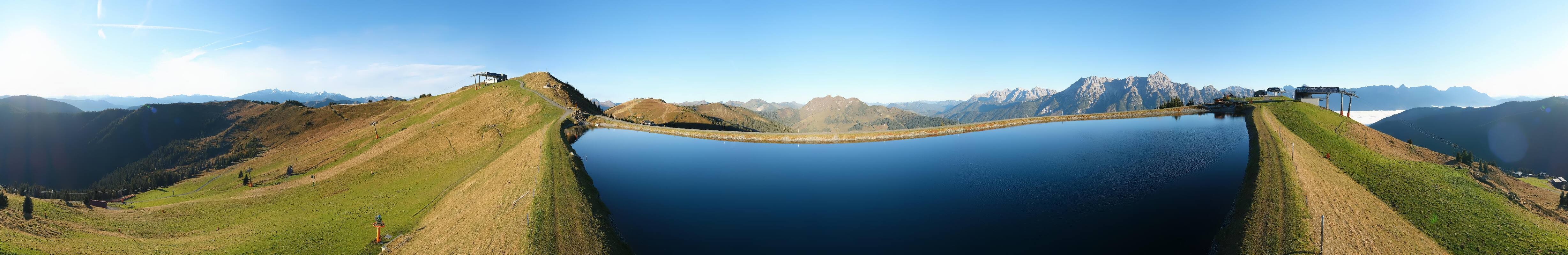 Archiv Foto Webcam Leogang: Ausblick vom Großen Asitz